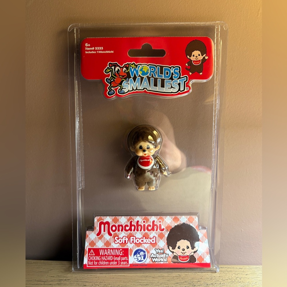 World’s Smallest BROWN Monchhichi